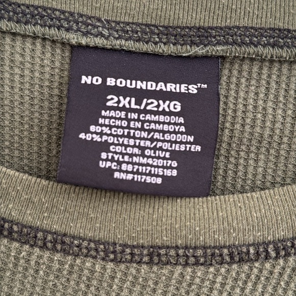 No Boundaries Graphic Long Sleeve Shirt. XXL. - Picture 6 of 11